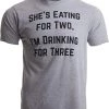Drinking For Three | Funny New Dad Father Pregnancy Announcement Joke T-Shirt 2 Drinking For Three | Funny New Dad Father Pregnancy Announcement Joke T-Shirt -T-Shirt Store 418PUSD7AeL
