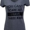You Can't Scare Me, I Have Children | Funny Mom Mommy Mama Cute Joke Women V-Neck T-Shirt -T-Shirt Store 418VjVr2M0S