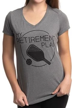 My Retirement Plan: Pickleball | Funny Pickle Ball Player Retiree Paddle Joke T-Shirt For Men Women
