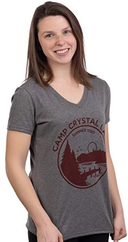 1980 Camp Crystal Lake Counselor | Funny 80s Horror Movie Fan Women Top T-Shirt 5 1980 Camp Crystal Lake Counselor | Funny 80s Horror Movie Fan Women Top T-Shirt - Image 3