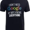 My Wife Knows Everything! | Funny Husband Dad Groom T-Shirt 2 My Wife Knows Everything! | Funny Husband Dad Groom T-Shirt -T-Shirt Store 418fIJmiwKL