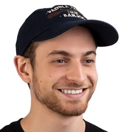 Ann Arbor T-shirt Co. Paddle Faster, I Hear Banjos | Funny Camping, River Rafting Canoe Kayak Baseball Cap Dad Hat Navy Blue -T-Shirt Store 419EXVLasgL