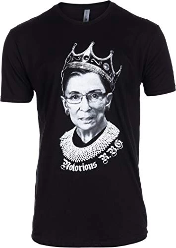Tall Tee Notorious R.B.G. Funny Progressive, Liberal Ruth Bader Ginsburg T-Shirt-(Tall,M) Black 3 Tall Tee Notorious R.B.G. Funny Progressive, Liberal Ruth Bader Ginsburg T-Shirt-(Tall,M) Black