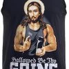 Hallowed Be Thy Gains | Funny Muscle Jesus Weight Lifting Workout Humor Tank Top 2 Hallowed Be Thy Gains | Funny Muscle Jesus Weight Lifting Workout Humor Tank Top -T-Shirt Store 41BIufbYu7L 2
