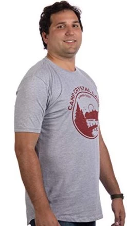 Tall Tee: 1980 Camp Crystal Lake Counselor | Funny 80s Horror Movie Fan T-Shirt-(Tall,L) Vintage Grey -T-Shirt Store 41ByCWjze0L 1
