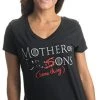 Mother Of Dragons (er, Sons - Same Thing) | Funny Mommy Ladies' V-Neck T-Shirt 2 Mother Of Dragons (er, Sons - Same Thing) | Funny Mommy Ladies' V-Neck T-Shirt -T-Shirt Store 41CJZ6YmLKL 1