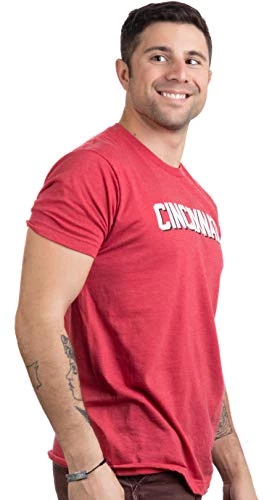 Cincinnati | Classic Retro Black Red Blue Grey Ohio City Pride Newport Fan Men Women T-Shirt 4 Cincinnati | Classic Retro Black Red Blue Grey Ohio City Pride Newport Fan Men Women T-Shirt - Image 2