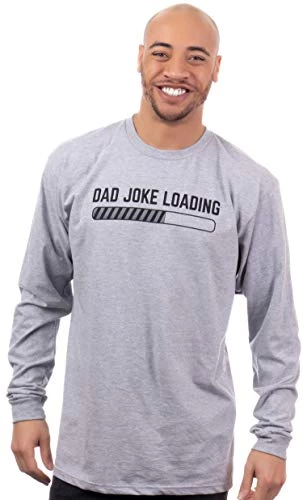 Dad Joke Loading | Funny Father Grandpa Daddy Father's Day Bad Pun Humor Long Sleeve T-Shirt-(Adult,M) Vintage Grey 4 Dad Joke Loading | Funny Father Grandpa Daddy Father's Day Bad Pun Humor Long Sleeve T-Shirt-(Adult,M) Vintage Grey - Image 2