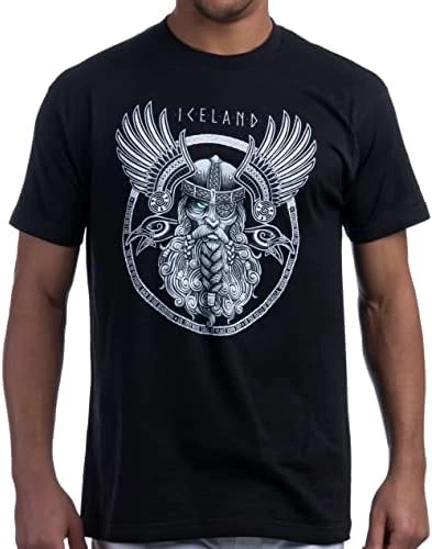 Iceland Odin | Icelandic Norse Mythology God Reykjavik Valhalla Viking Raven Nordic Thor T-Shirt 8 Iceland Odin | Icelandic Norse Mythology God Reykjavik Valhalla Viking Raven Nordic Thor T-Shirt - Image 6