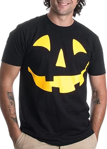 Glow In The Dark Jack O' Lantern Face | Halloween Pumpkin Costume Unisex T-Shirt 8 Glow In The Dark Jack O' Lantern Face | Halloween Pumpkin Costume Unisex T-Shirt - Image 6