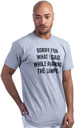 Sorry For What I Said While Parking The Camper | Funny RV Van Life Hiking Hiker Camping Outdoors Men Women Shirt-(Adult,2XL) -T-Shirt Store 41EuZNBqFQL