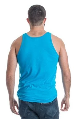 Ann Arbor T-shirt Co. Neon USA Flag | Radical 80s American Beach Party Merica Tank Top-Medium -T-Shirt Store 41FU4ZuR8BL