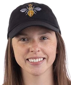 Queen Bee | Funny, Cute, Cool Boss Lady Crown Alpha Top Baseball Hat Women Cap -T-Shirt Store 41FVPAIjUgL