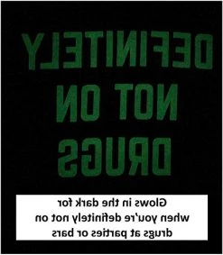 Definitely Not On Drugs | Funny Party, Rave, Festival Club Humor Unisex Tank Top -T-Shirt Store 41GXbgRyhQL 1