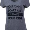 You Can't Scare Me, I Have Children | Funny Mom Mommy Mama Cute Joke Women V-Neck T-Shirt -T-Shirt Store 41GZxJQNffS 1