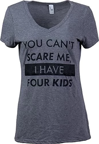 You Can't Scare Me, I Have Children | Funny Mom Mommy Mama Cute Joke Women V-Neck T-Shirt 12 You Can't Scare Me, I Have Children | Funny Mom Mommy Mama Cute Joke Women V-Neck T-Shirt - Image 10