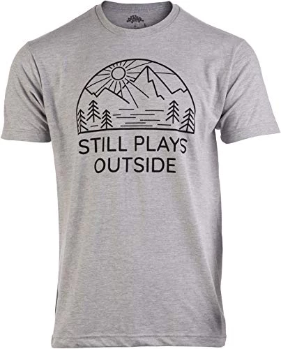 Still Plays Outside Hiking Tee | Funny Hiker Camping Camper Outdoors Men Women Shirt 3 Still Plays Outside Hiking Tee | Funny Hiker Camping Camper Outdoors Men Women Shirt