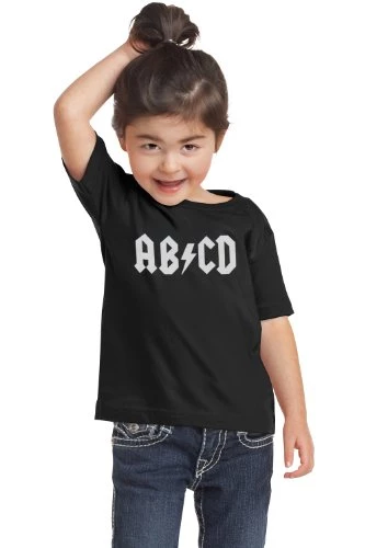 Ann Arbor T-shirt Co. Big Boys' AB/CD | Funny Kid's Rock And Roll Humor Tee 3 Ann Arbor T-shirt Co. Big Boys' AB/CD | Funny Kid's Rock And Roll Humor Tee - Image 2