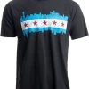 Chicago City Flag Skyline | Vintage Retro-Feel Triblend T-Shirt For Men Or Women -T-Shirt Store 41GtdXTgzdL
