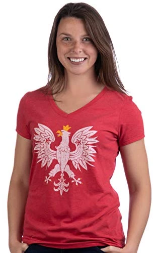 Poland Pride | Vintage Style, Retro Polish Eagle Polska Women Girl T-Shirt Top 5 Poland Pride | Vintage Style, Retro Polish Eagle Polska Women Girl T-Shirt Top - Image 3