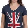 Union Jack Flag | UK United Kingdom Great Britain British Women Girl T-Shirt Top 2 Union Jack Flag | UK United Kingdom Great Britain British Women Girl T-Shirt Top -T-Shirt Store 41If9czPFZL