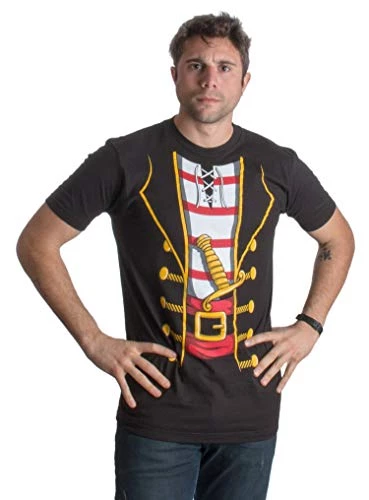 Pirate Costume | Jumbo Print Novelty Funny Caribbean Cruise Shirt Unisex T-Shirt 4 Pirate Costume | Jumbo Print Novelty Funny Caribbean Cruise Shirt Unisex T-Shirt - Image 2