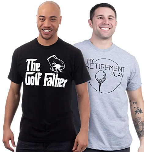 Golf Father + My (Golf) Retirement Plan - 2 Golfing Tee Shirt Bundle - Two Funny Golfer T-Shirts 4 Golf Father + My (Golf) Retirement Plan - 2 Golfing Tee Shirt Bundle - Two Funny Golfer T-Shirts - Image 2