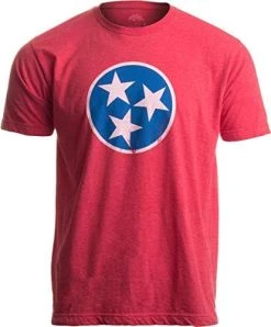 Tennessee Flag | Vintage Distressed Effect Tennesseean Volunteer State T-Shirt -T-Shirt Store 41JJMOJtNuL. AC