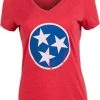 Tennessee Flag | Vintage Distressed Tennesseean Volunteer State Women T-Shirt
