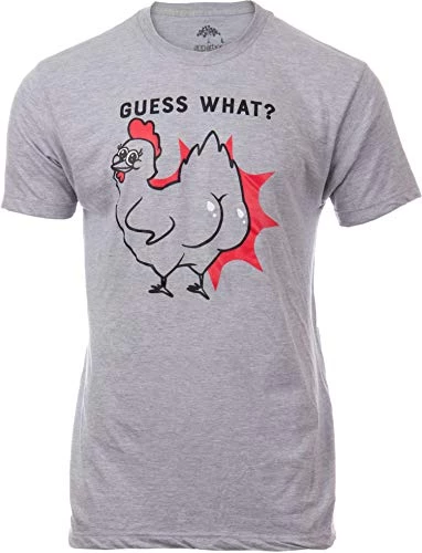 Guess What? Chicken Butt! | Funny Silly Sarcasm Joke Saying Sarcastic Humor Men T-Shirt 3 Guess What? Chicken Butt! | Funny Silly Sarcasm Joke Saying Sarcastic Humor Men T-Shirt