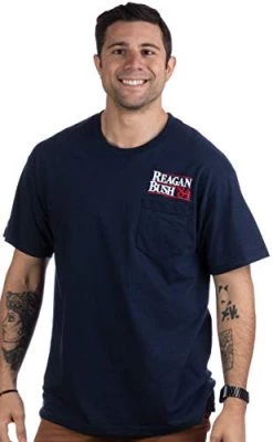 Reagan Bush '84 Pocket Tee | Embroidered Conservative Republican GOP Unisex T-Shirt-(Pocket,M) Navy Blue 8 Reagan Bush '84 Pocket Tee | Embroidered Conservative Republican GOP Unisex T-Shirt-(Pocket,M) Navy Blue -T-Shirt Store 41K4hKAEoHL