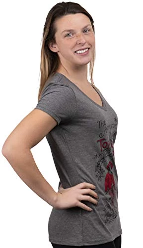 Adventures Of Tom Sawyer | Vintage Mark Twain Book Cover Reader Reading Huckleberry Finn Women's V-Neck Club T-Shirt -(Vneck,XL) 5 Adventures Of Tom Sawyer | Vintage Mark Twain Book Cover Reader Reading Huckleberry Finn Women's V-Neck Club T-Shirt -(Vneck,XL) - Image 3