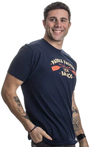 Paddle Faster, I Hear Banjos | Funny Camping, River Rafting Canoe Kayak T-Shirt 5 Paddle Faster, I Hear Banjos | Funny Camping, River Rafting Canoe Kayak T-Shirt - Image 3