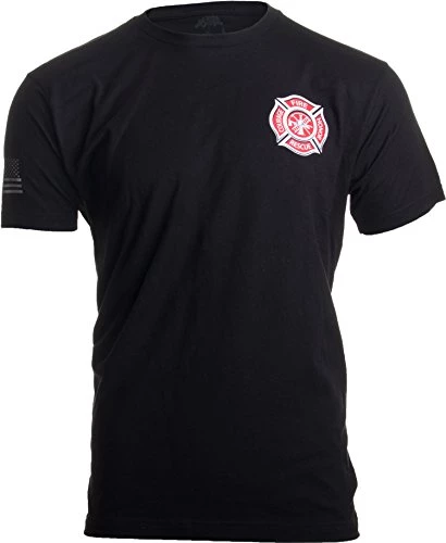 Fire & Rescue Maltese Cross | Firefighter Fire Courage Honor Men Women T-Shirt 5 Fire & Rescue Maltese Cross | Firefighter Fire Courage Honor Men Women T-Shirt - Image 4