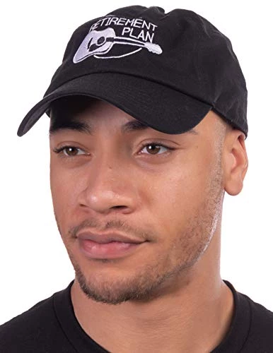 Ann Arbor T-shirt Co. My Retirement Plan (Guitar) | Funny Music Musician Humor Men Women Joke Baseball Dad Hat Black 7 Ann Arbor T-shirt Co. My Retirement Plan (Guitar) | Funny Music Musician Humor Men Women Joke Baseball Dad Hat Black - Image 5