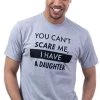 You Can't Scare Me, I Have Daughters | Funny Dad Daddy Cute Joke Men T-Shirt 2 You Can't Scare Me, I Have Daughters | Funny Dad Daddy Cute Joke Men T-Shirt -T-Shirt Store 41LW8s2angL