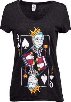 Queen R.B.G. Funny Progressive Liberal Ruth Bader Ginsburg Women RBG T-Shirt