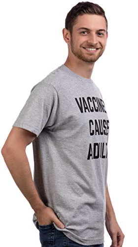 Vaccines Cause Adults | Funny Pro Science Doctor Nurse Medical Humor T-Shirt For Men-(Adult,XL) 5 Vaccines Cause Adults | Funny Pro Science Doctor Nurse Medical Humor T-Shirt For Men-(Adult,XL) - Image 3