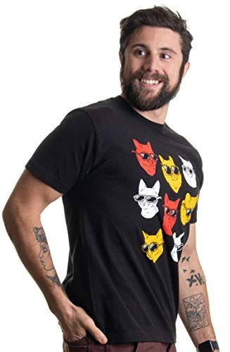 Cat Shirt | Cool Kitties Fun Kittens Funny Humor Owner Mom Dad Men Women T-Shirt-(Adult,XL) Black 5 Cat Shirt | Cool Kitties Fun Kittens Funny Humor Owner Mom Dad Men Women T-Shirt-(Adult,XL) Black - Image 3