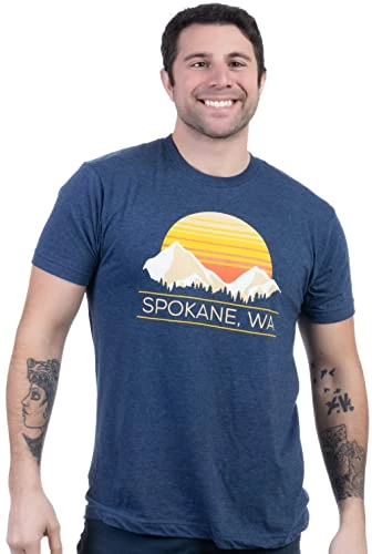 Retro Rocky Mountain Towns - Rocky Mountains Hiking Tee Shirt, Camping Nature Hiker T-Shirt For Men Women 4 Retro Rocky Mountain Towns - Rocky Mountains Hiking Tee Shirt, Camping Nature Hiker T-Shirt For Men Women - Image 2