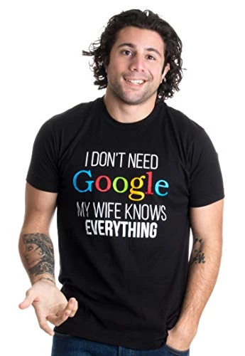My Wife Knows Everything! | Funny Husband Dad Groom T-Shirt 5 My Wife Knows Everything! | Funny Husband Dad Groom T-Shirt - Image 3