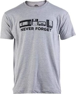 Never Forget | Funny Nerd Humor Nostalgia Old 1990s 90s 1980s 80s Joke Fun T-Shirt -T-Shirt Store 41NAbrZtArL. AC