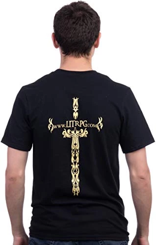 Gnomes Rule! | Officially Licensed The Land: Chaos Seeds LitRPG Mist Village Aleron Kong Unisex Men T-Shirt-(Adult,M) Black 3 Gnomes Rule! | Officially Licensed The Land: Chaos Seeds LitRPG Mist Village Aleron Kong Unisex Men T-Shirt-(Adult,M) Black - Image 2