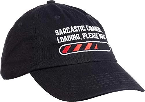 Ann Arbor T-shirt Co. Sarcastic Comment Loading Please Wait Funny Sarcasm Humor For Men Women Baseball Cap Dad Hat Black 4 Ann Arbor T-shirt Co. Sarcastic Comment Loading Please Wait Funny Sarcasm Humor For Men Women Baseball Cap Dad Hat Black - Image 2