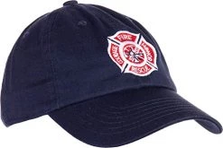 Firefighter Maltese Cross | Fire Fighter Rescue Courage Honor Red Line Baseball Dad Hat
