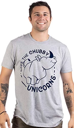 Save The Chubby Unicorns | Funny Phrase Rhino Saying Sarcastic Dad Joke T-Shirt For Men 5 Save The Chubby Unicorns | Funny Phrase Rhino Saying Sarcastic Dad Joke T-Shirt For Men - Image 3