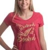 My Weekend Is All Booked | Funny Cute Book Reader Reading Women's V-Neck T-Shirt