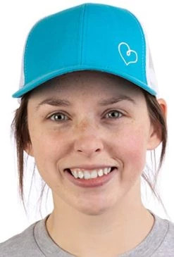 Heart Stitch | Ponytail Trucker Hat, Cute Boating Lake Beach Pool Pony Tail Cap-Blue 11 Heart Stitch | Ponytail Trucker Hat, Cute Boating Lake Beach Pool Pony Tail Cap-Blue -T-Shirt Store 41QexOGp5ZL