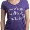 Never Too Old To Play In Dirt | Funny Gardener Gardening Vneck T-Shirt For Women 2 Never Too Old To Play In Dirt | Funny Gardener Gardening Vneck T-Shirt For Women -T-Shirt Store 41Quyp0xjYL 2