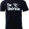 The Electrician | Funny Trades Master Journeyman Apprentice Lineman Wireman T-Shirt For Men Women Dad Grandpa -T-Shirt Store 41RGsk9MAhL 2